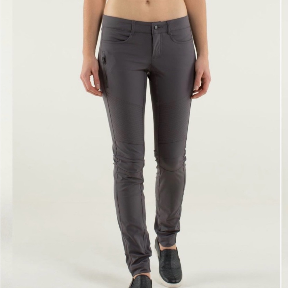 Lululemon Bust a Move pant, soot color, size 6